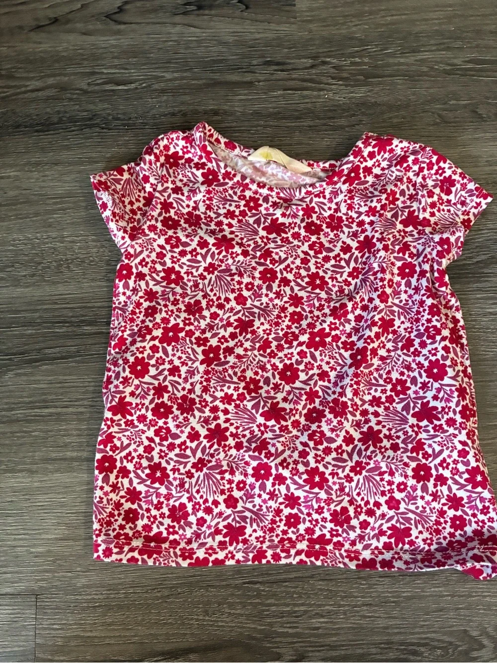 Carter's Toddler Girls Mixed Pink White Purple Floral Tops & Shorts Set